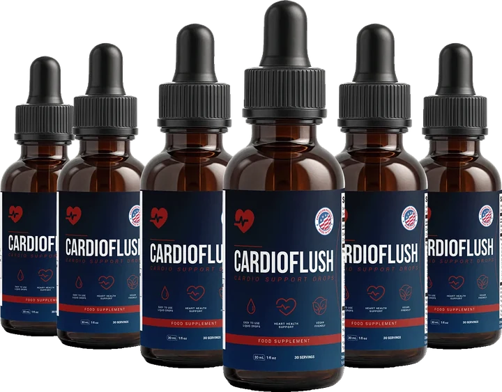 CardioFlush drops, 6 bottles bundle
