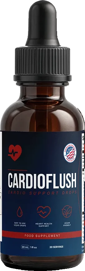 A single bottle of CardioFlush drops